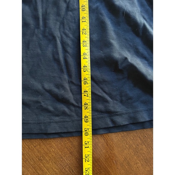 L L Bean Black Sleeveless V Neck Midi Dress Pockets Women's XL Regular - Picture 7 of 7